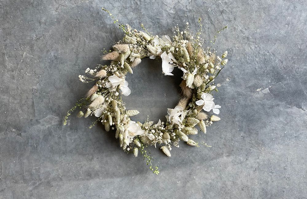 Homewear - dried flower wreath - NAMAN-PROJECT