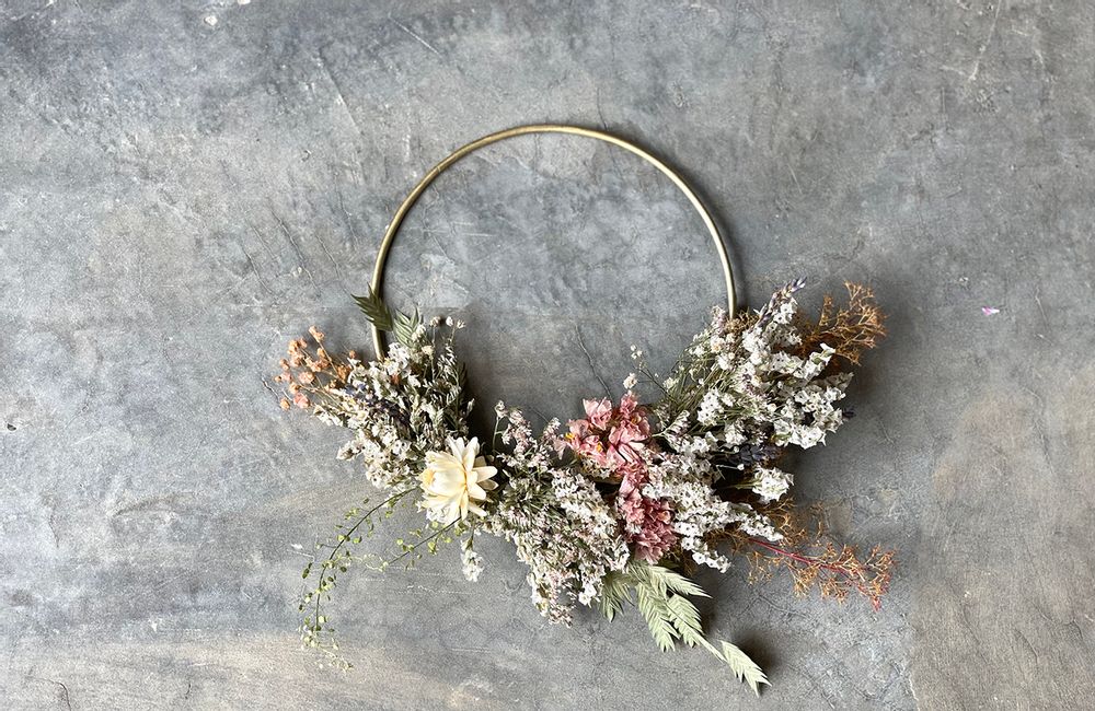 Homewear - dried flower wreath - NAMAN-PROJECT