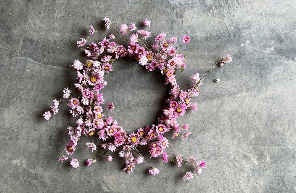 Homewear - dried flower wreath - NAMAN-PROJECT