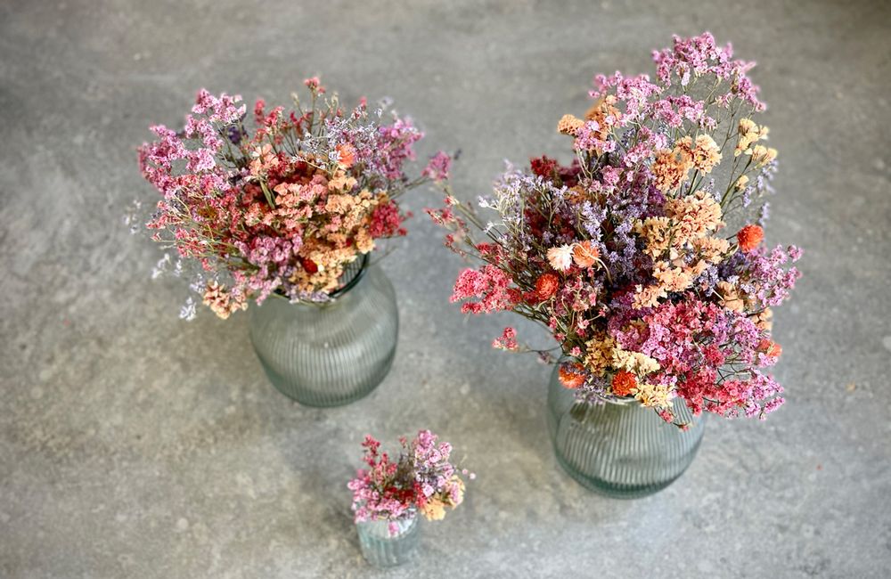 Homewear - Bouquet Composed: YOKO (yellow) - MIRA (red) - LOY (natural) - AIDA (pink) - NAMAN-PROJECT