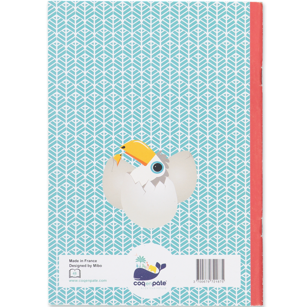 Children's arts and crafts - Notebook A5 48 pages Toucan - COQ EN PATE