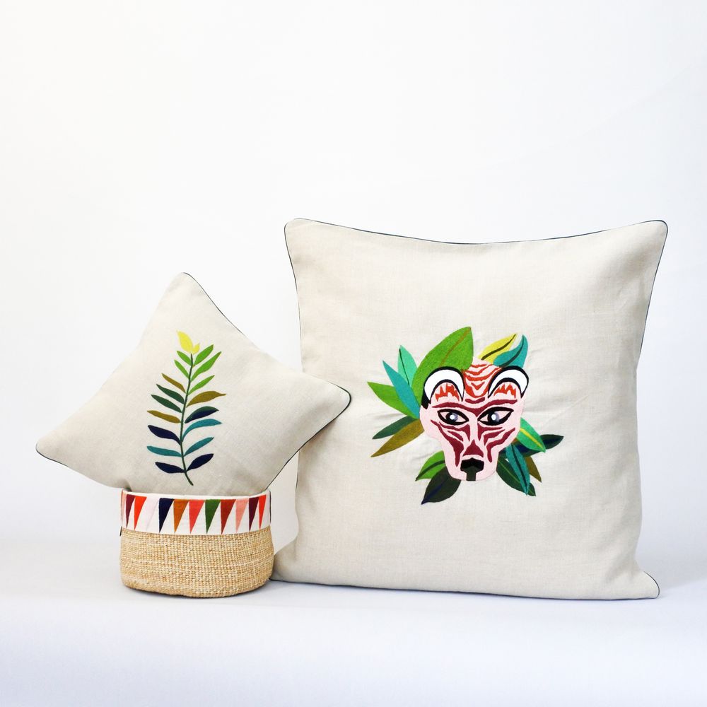 Fabric cushions - CUSHION NYUNGWE - IBABA RWANDA