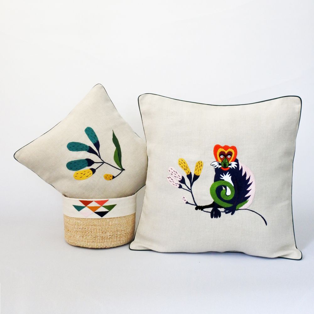 Fabric cushions - CUSHION NYUNGWE - IBABA RWANDA
