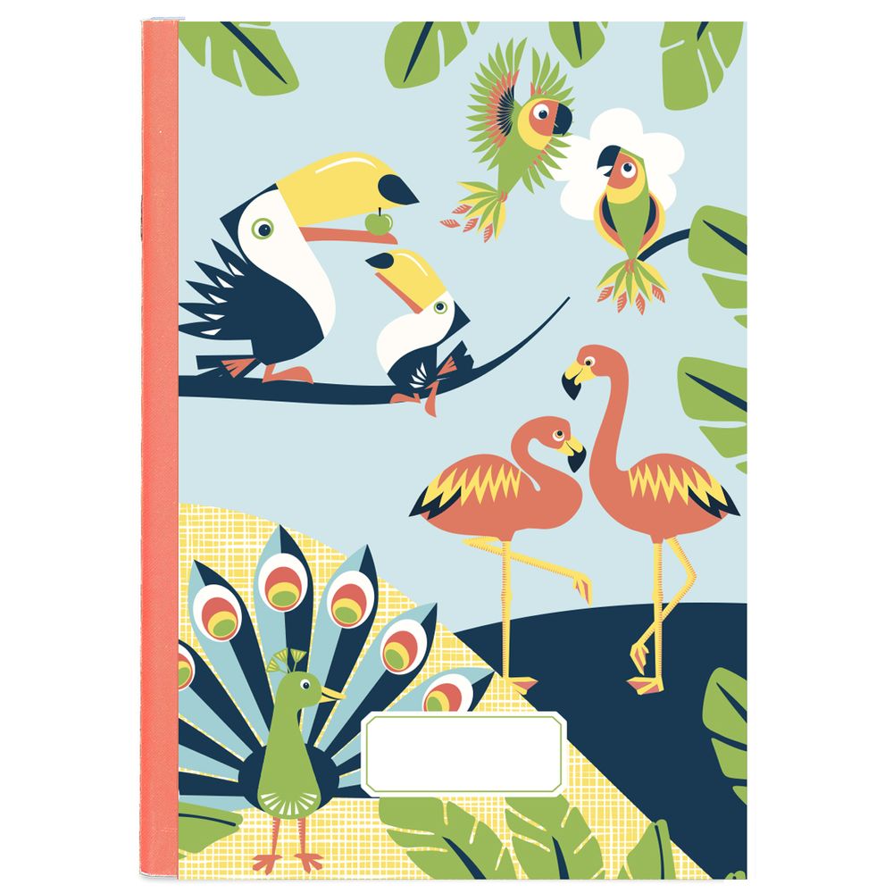 Loisirs créatifs pour enfant - Carnet A5 Papier recyclé 48 pages Savane - COQ EN PATE