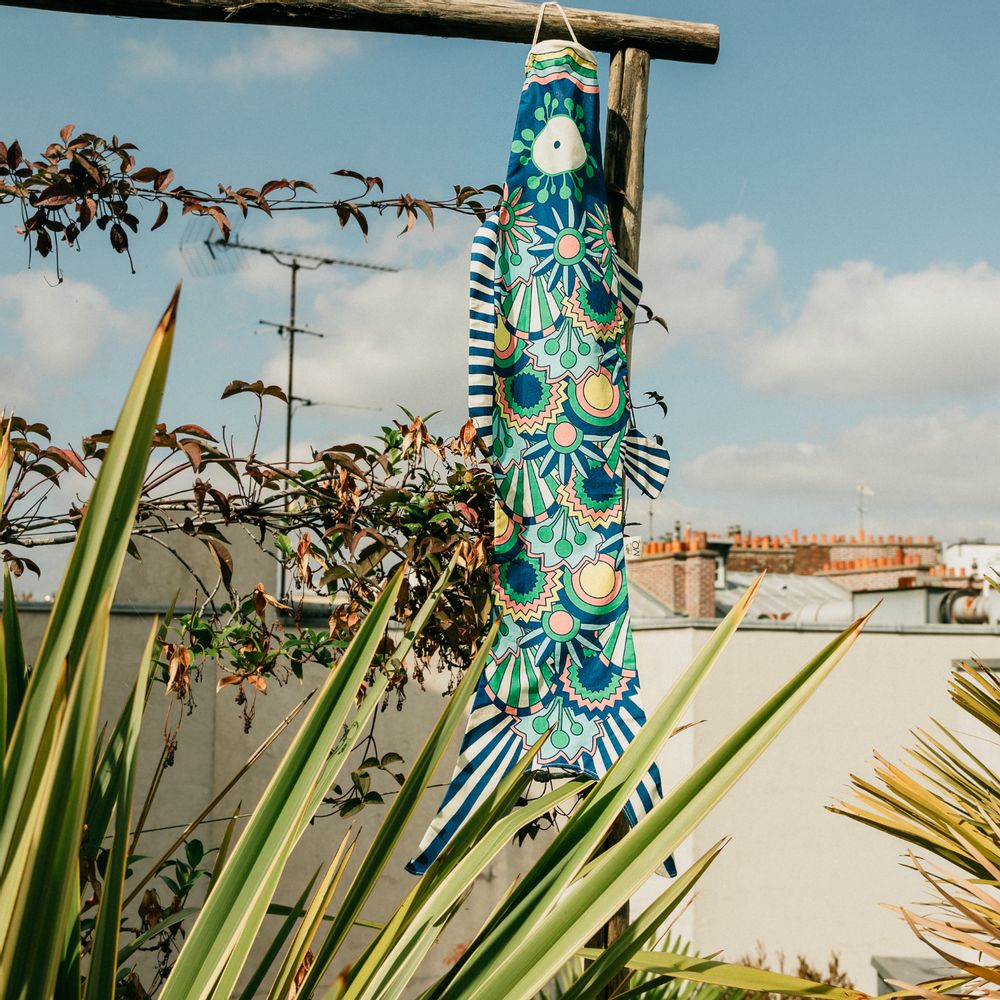 Cadeaux - Koinobori TROPICAL NAVY (KOI2.39/M) - MADAME MO