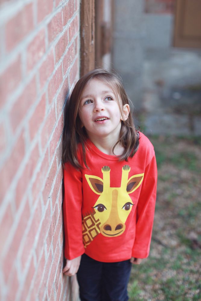 Apparel - Giraffe Long Sleeve T Shirt - COQ EN PATE