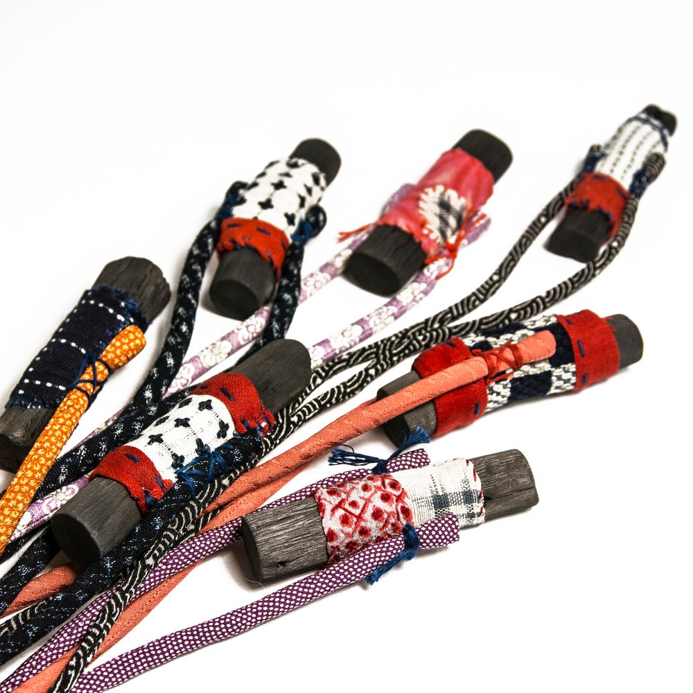 Jewelry - KOFU-EDAMAKI Long Necklace - CHARCOAL ESKIMEÏT