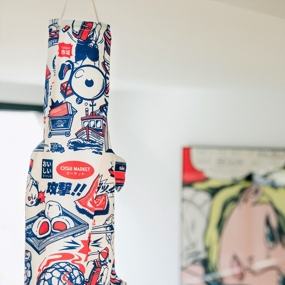 Objets de décoration - Koinobori Tokyo Vintage Blue (KOI2.36/M) - MADAME MO