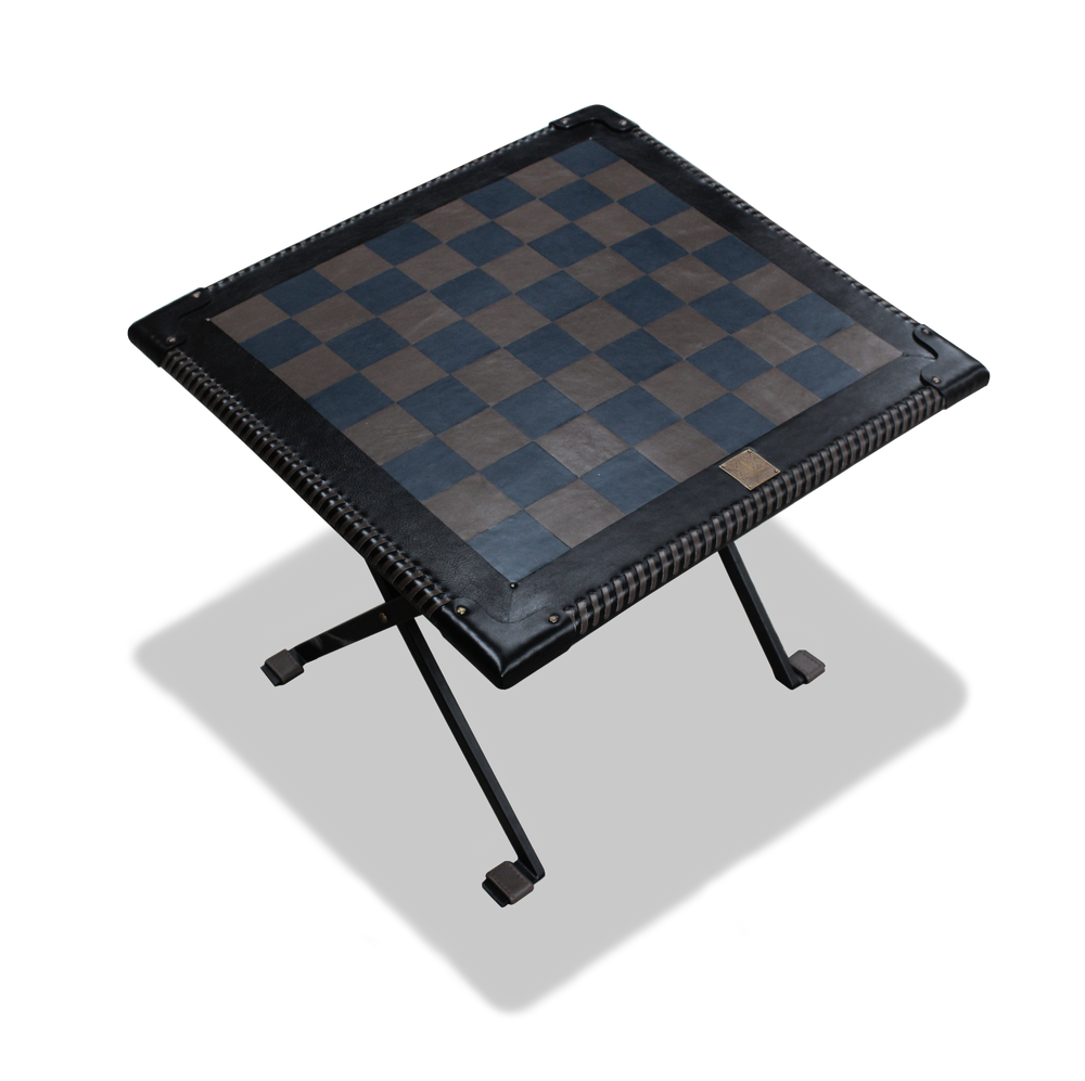 Autres tables  - TABLE D'APPOINT D'ÉCHECS BOHO - P&B VALISES