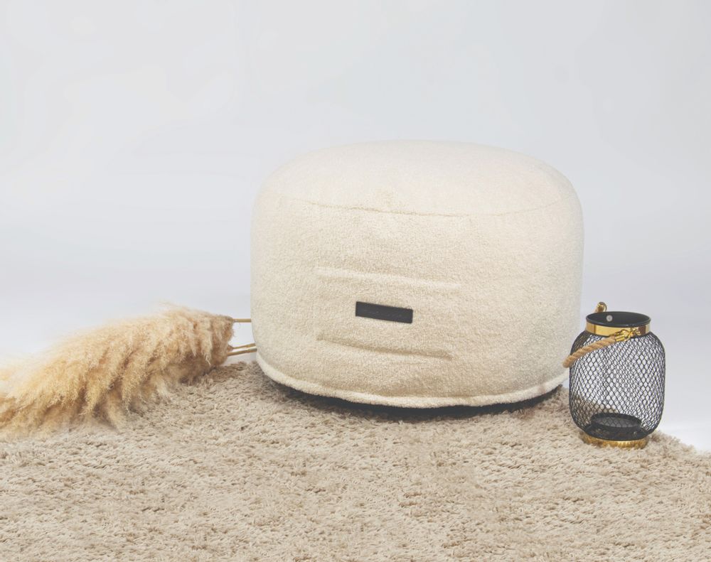 Repose-pieds - Pouf en mousse ON Teddy - PUSKUPUSKU