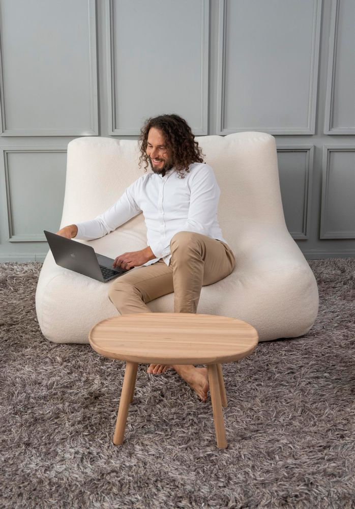 Petits canapés - Pouf Sofa Tube Teddy  - PUSKUPUSKU