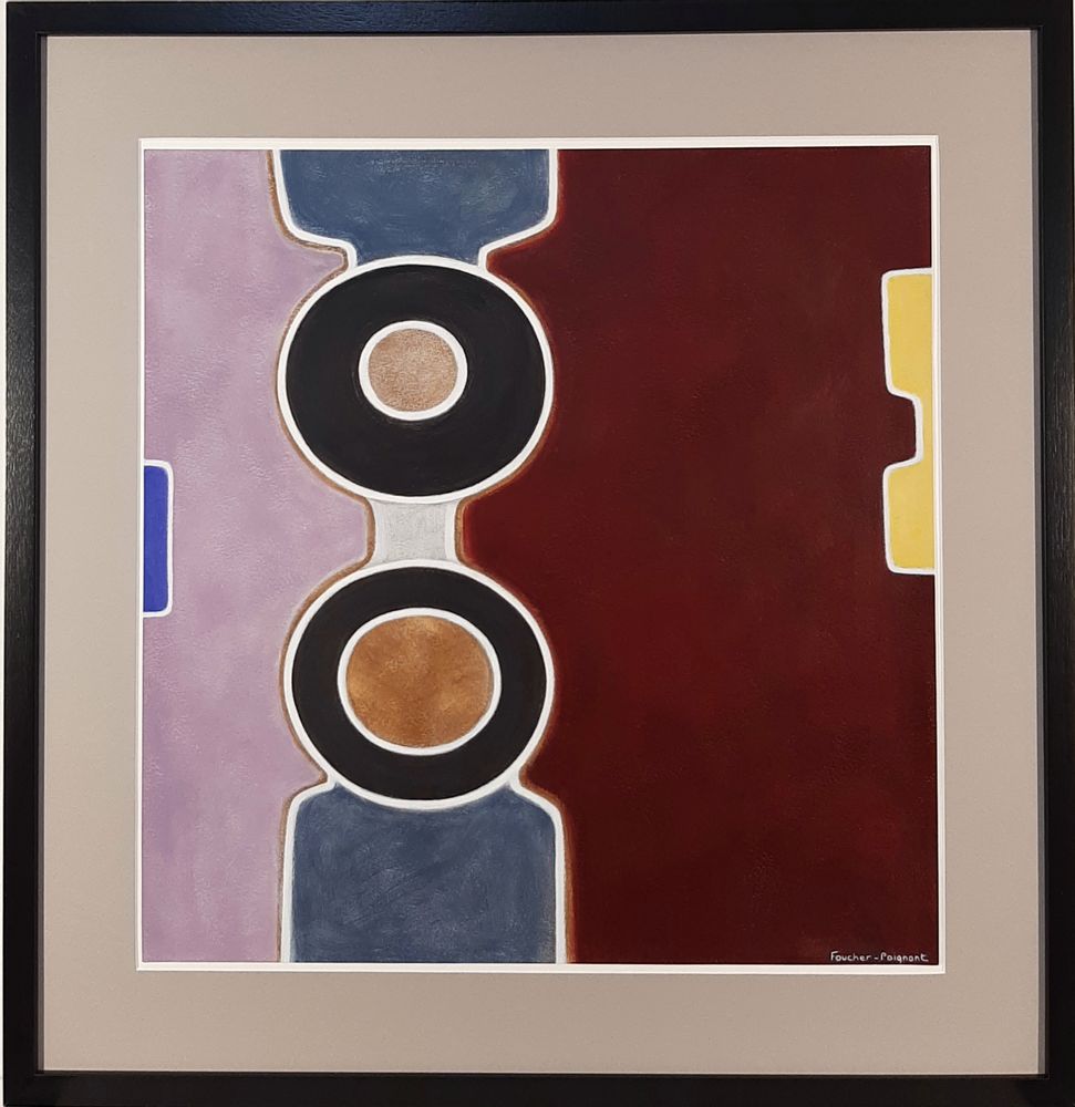 Tableaux - Tableau acrylique sur papier - FOUCHER-POIGNANT