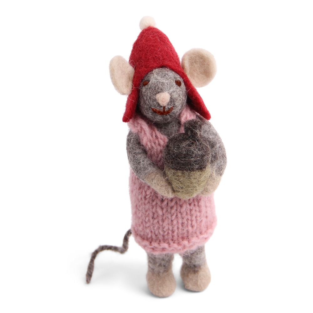 Guirlandes et boules de Noël - Souris de Noël en gris - GRY & SIF