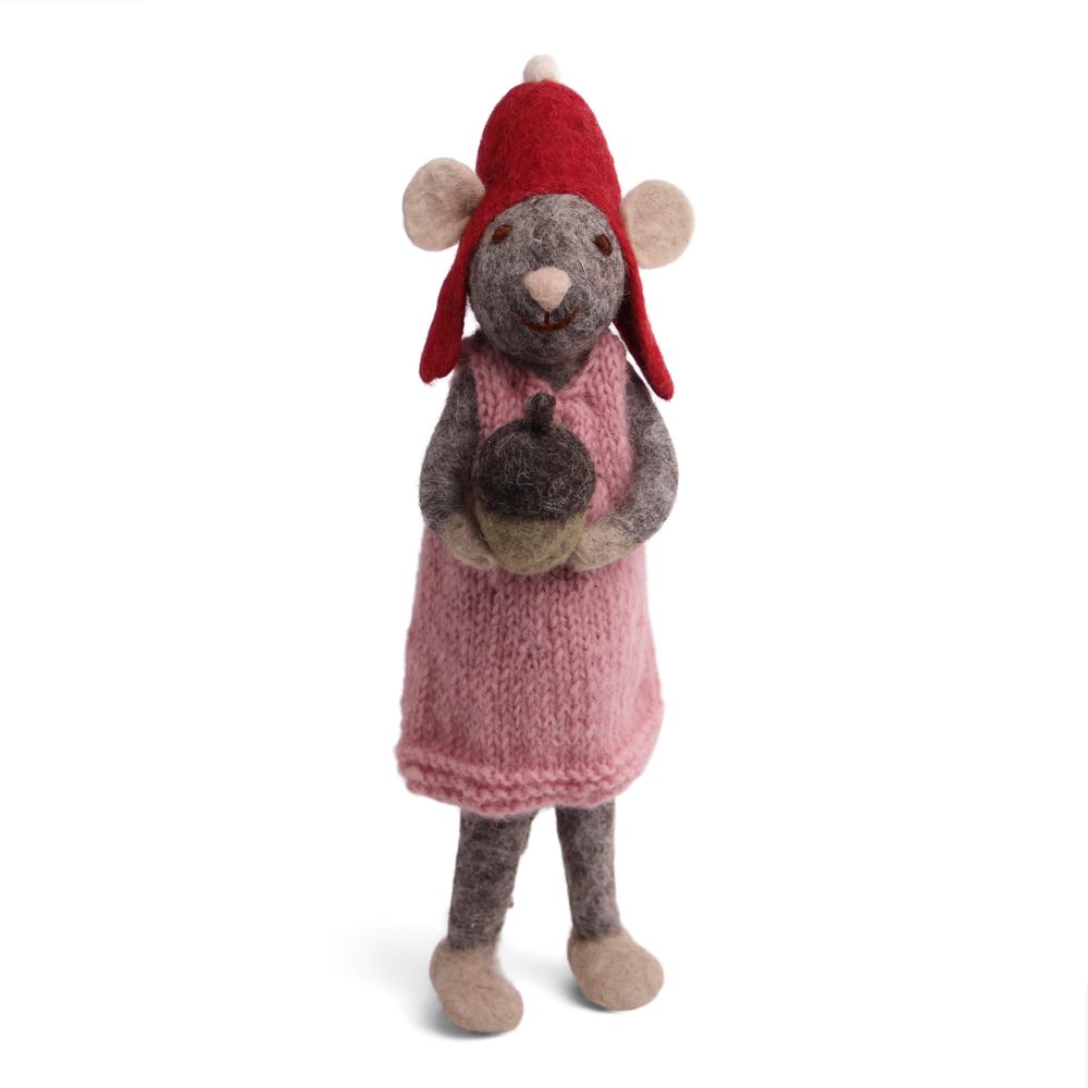 Guirlandes et boules de Noël - Souris de Noël en gris - GRY & SIF