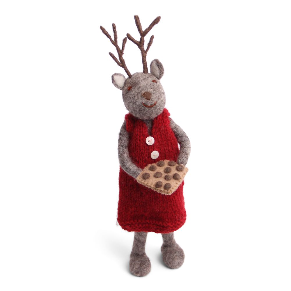 Decorative objects - Christmas Raindeer in Grey - GRY & SIF