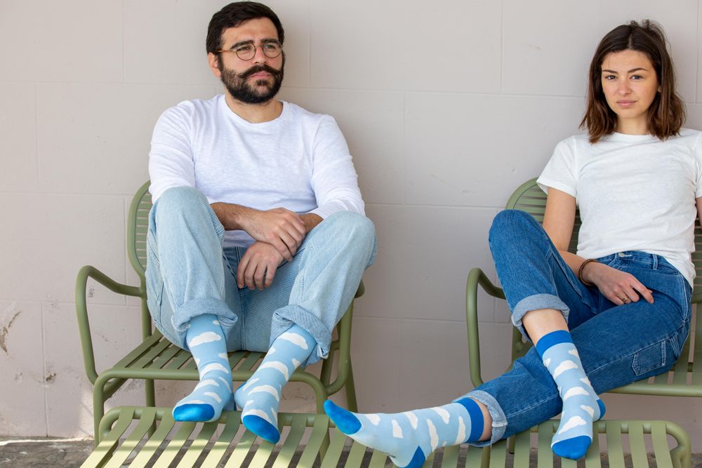 Chaussettes - Sur un petit nuage - JOSETTE & TIC