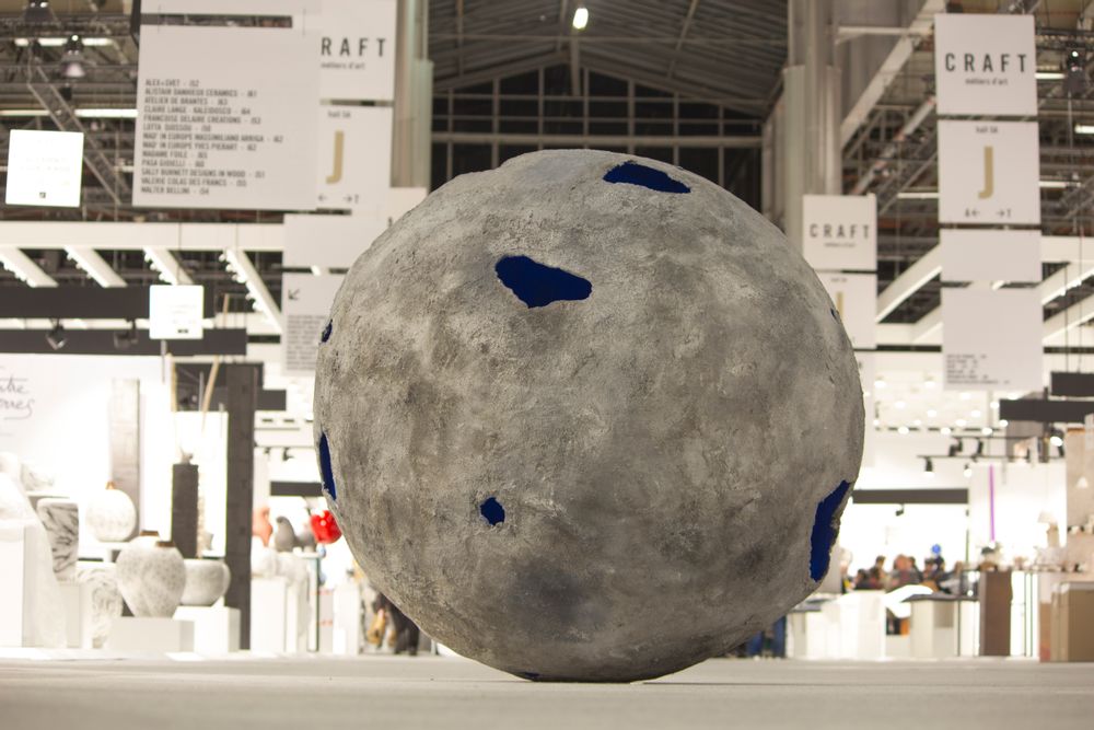 Decorative objects - Meteor/ concrete ball flexible shell. - NATALIE SANZACHE