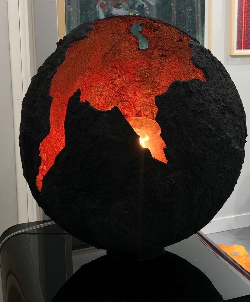Objets de décoration - Volcan luminaire - NATALIE SANZACHE