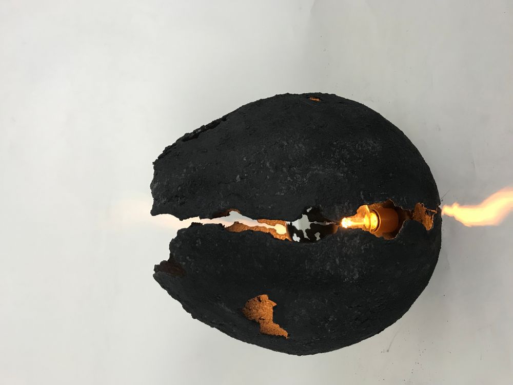 Objets de décoration - Volcan luminaire - NATALIE SANZACHE