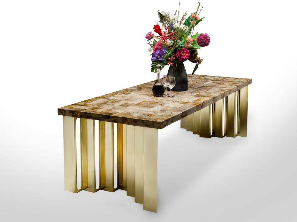 Dining Tables - PETRIFIED WOOD | Dining tables of petrified wood - XYLEIA PETRIFIED WOOD