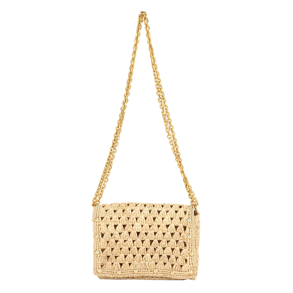 Bags and totes - Nina raffia mini bag - SANABAY PARIS