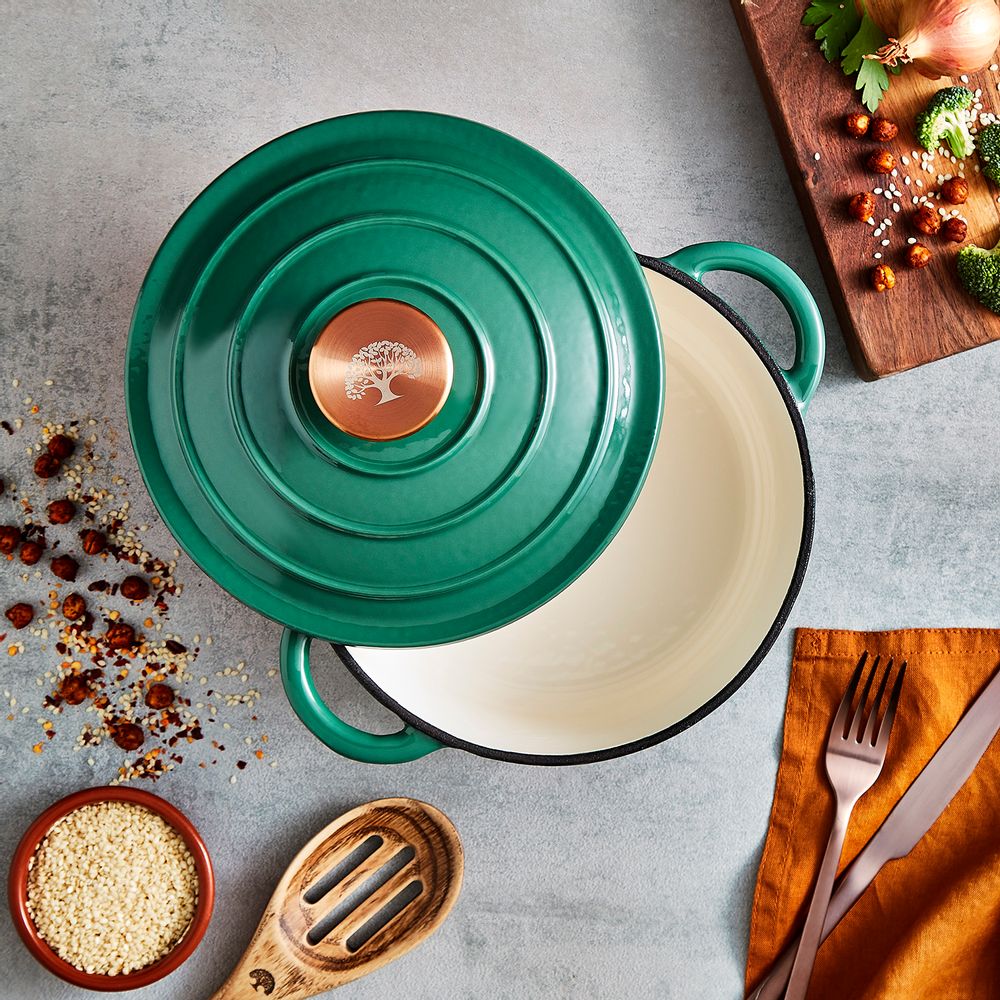 Faitouts - Barbary & Oak Foundry Cocotte ronde en fonte 24 cm - RKW LTD - BARBARY & OAK