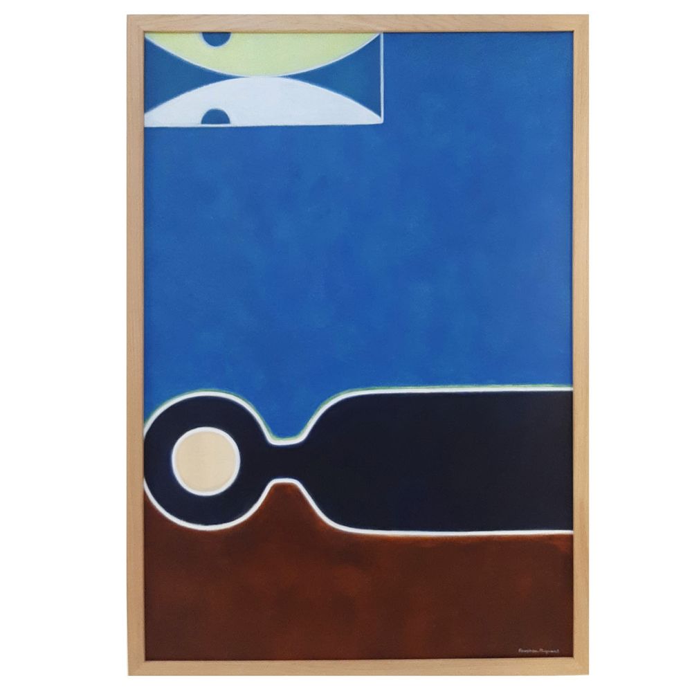 Pièces uniques - Acrylique sur papier 75 cm x 110 cm encadrée - FOUCHER-POIGNANT