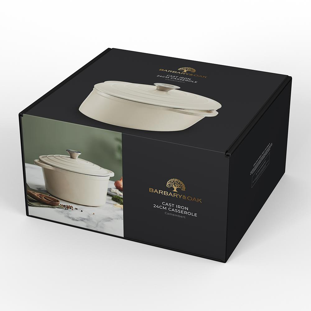 Faitouts - Barbary & Oak Foundry Cocotte ronde en fonte 24 cm - RKW LTD - BARBARY & OAK