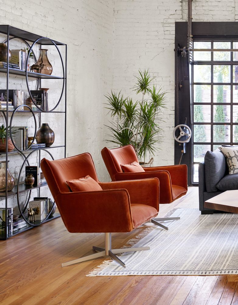 Shelves - JACOB SWIVEL CHAIR - FUSE HOME