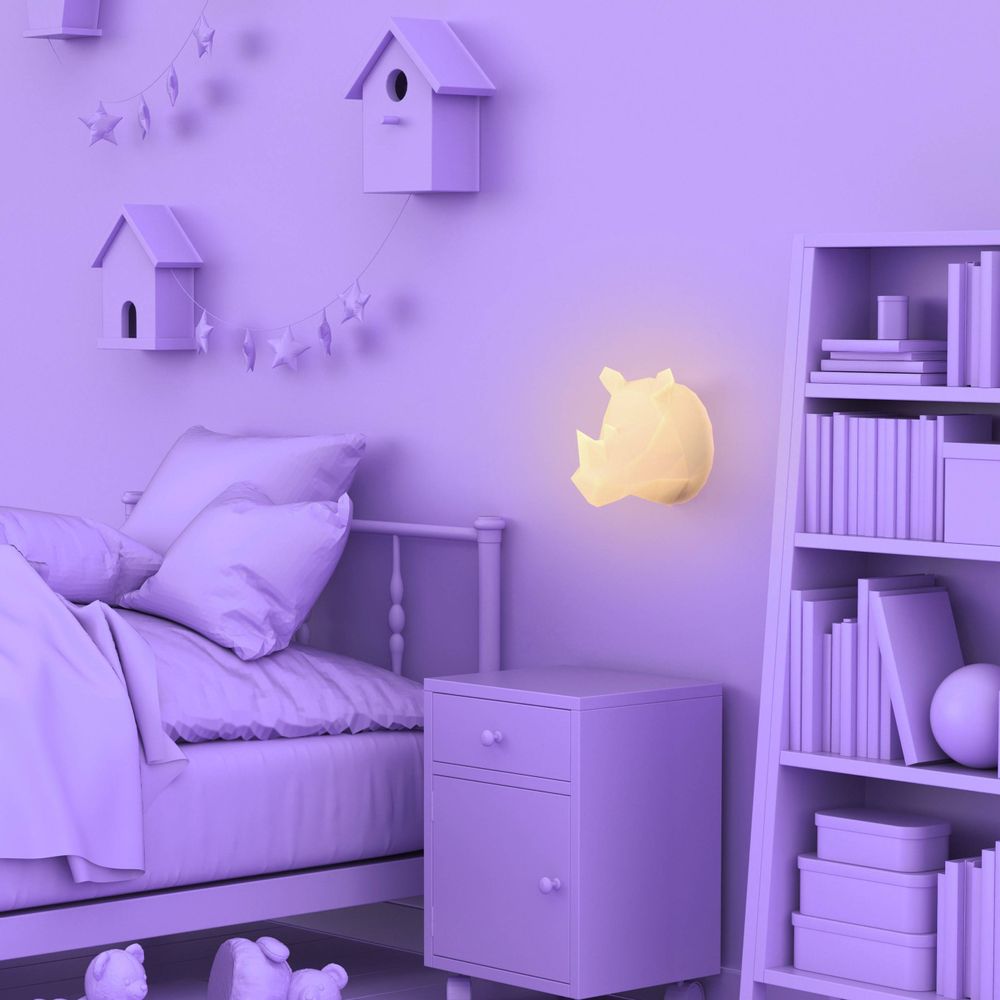 Luminaires pour enfant - VEILLEUSE WILD LIGHT RHINO - MOB
