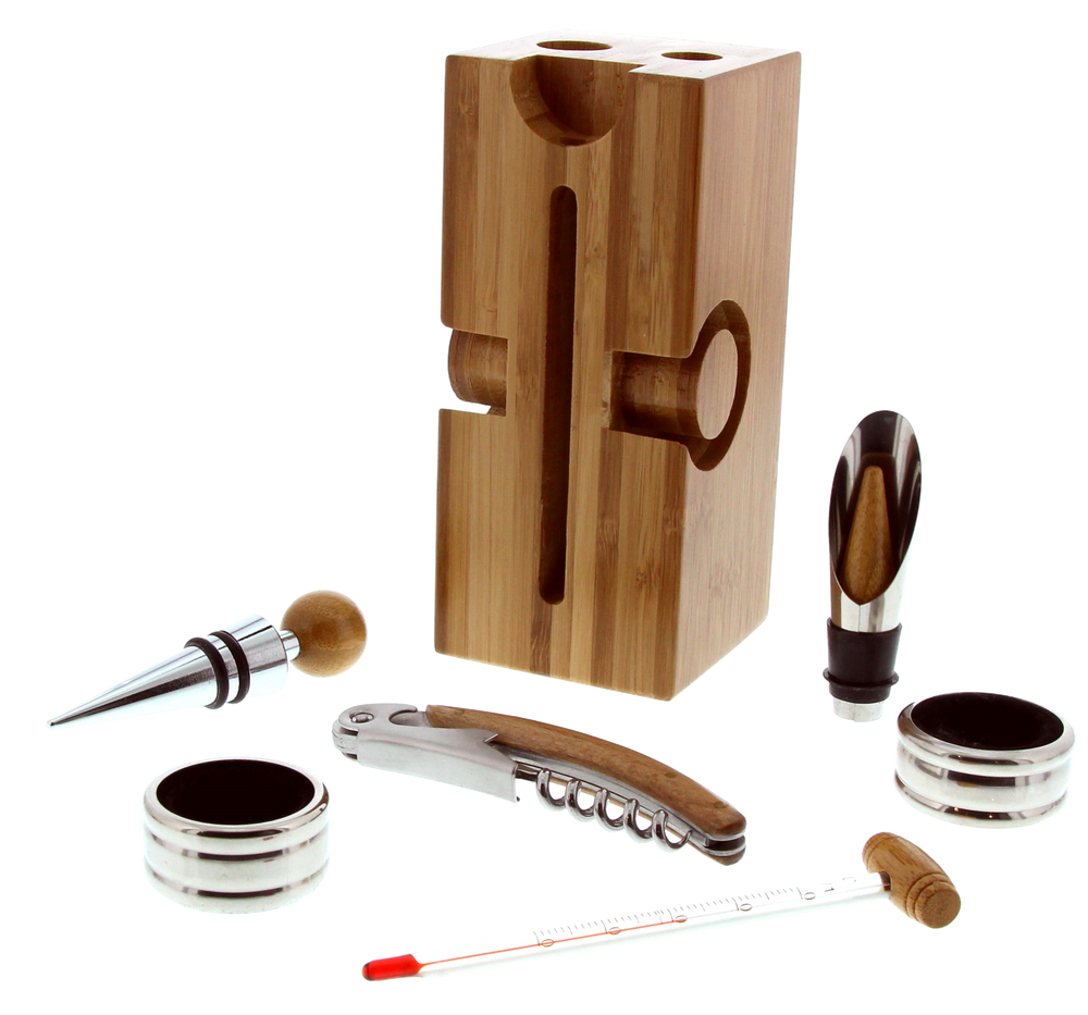 Accessoires pour le vin - LA CAVE - BLOC SOMMELIER EN BAMBOU - PRADEL EXCELLENCE & ALBERT DE THIERS - JODAS