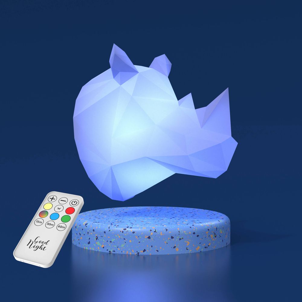 Luminaires pour enfant - VEILLEUSE WILD LIGHT RHINO - MOB