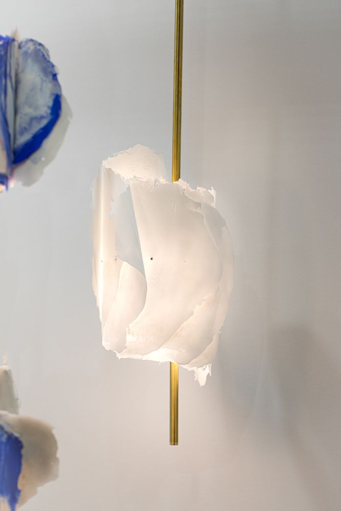 Hanging lights - FUNGIA tube suspension - MU - LUMINAIRES ET MATÉRIAUX EN POLYMÈRE MINÉRAL SOUPLE