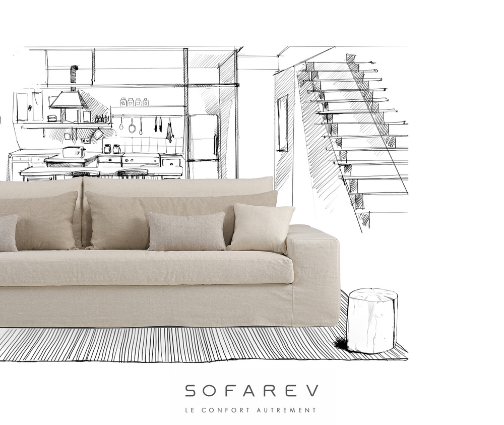 Objets design - Canapé composable Cocoon Authentique - SOFAREV