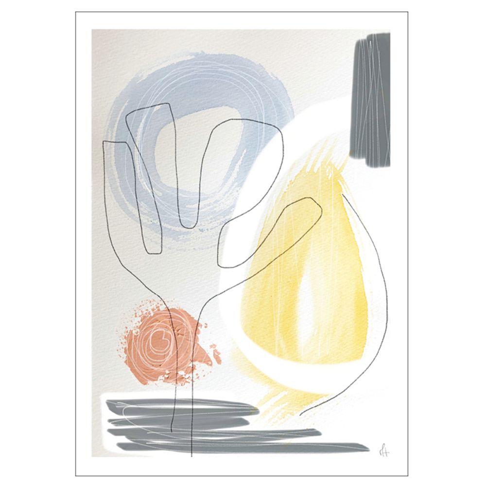 Affiches - Impressions artistiques abstraites et abstraites en couleur - METTEHANDBERG ART PRINTS