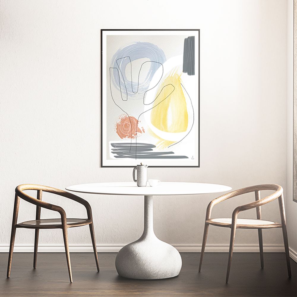 Affiches - Impressions artistiques abstraites et abstraites en couleur - METTEHANDBERG ART PRINTS