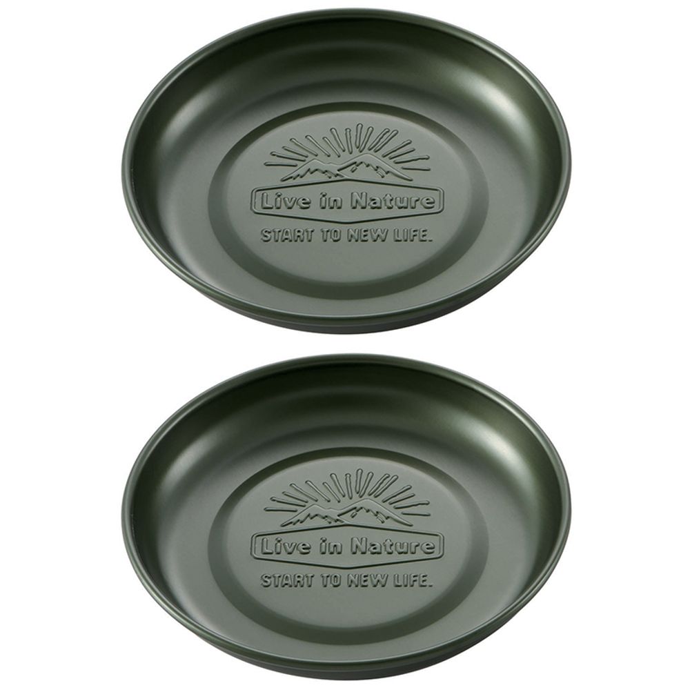 Barbecues - Camping: mug + cup + mini plate, color and aluminum/SKATER - ABINGPLUS