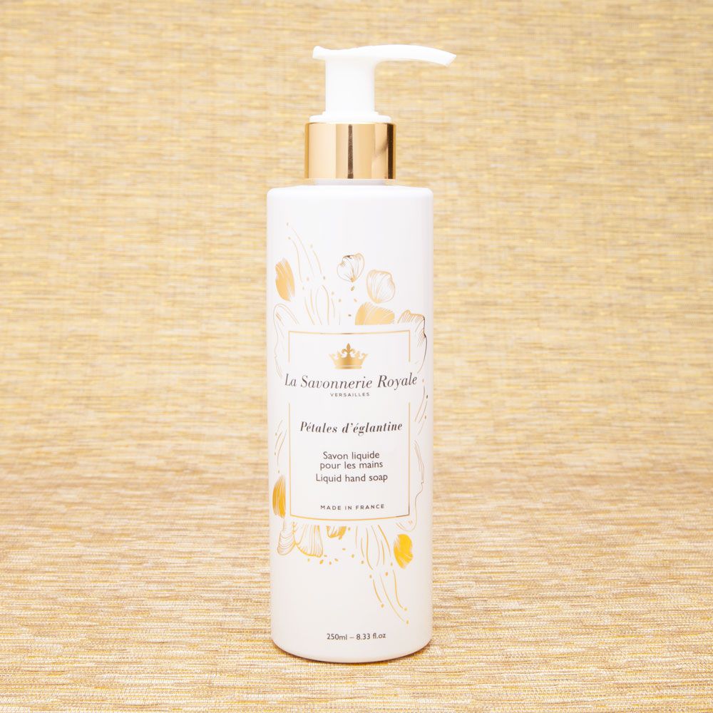 Soaps - 8.33 fl.oz liquid hand soap Pétales d'églantine - LA SAVONNERIE ROYALE
