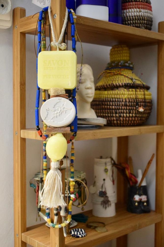Cadeaux - Tresse à savon et plâtre parfumée décorative Lemonelive senteur Citron - NATURE A SUIVRE