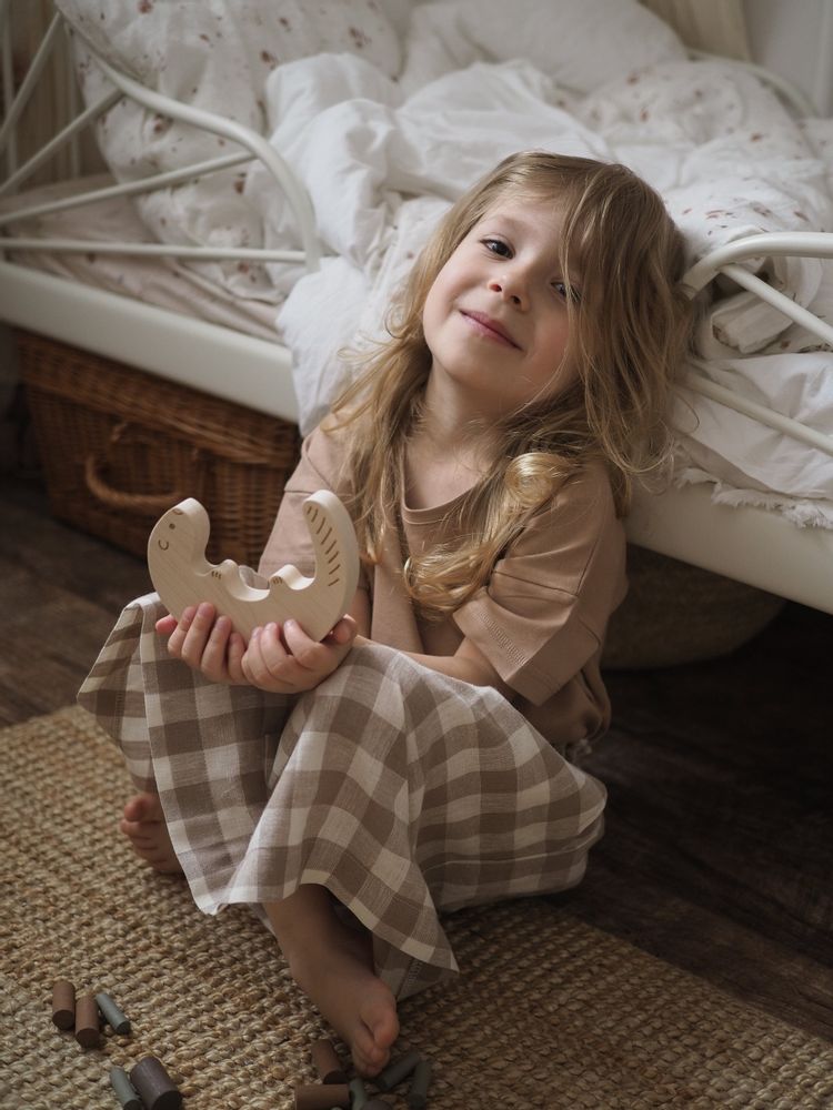 Accessoires enfants - Jeu d’équilibre en bois Castor - BRIKI VROOM VROOM