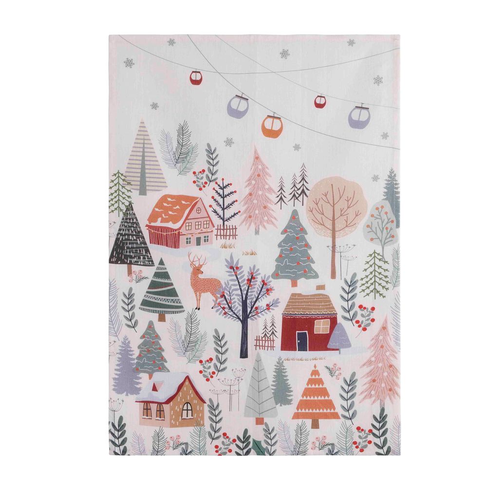 Tea towel - Forêt de Noël / Tea towel - COUCKE