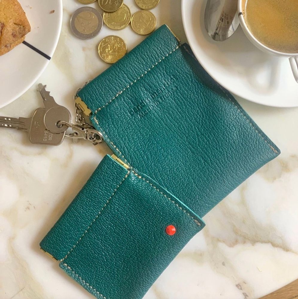 Petite maroquinerie - PORTE-MONNAIE CLIC-CLAC - BANDIT MANCHOT