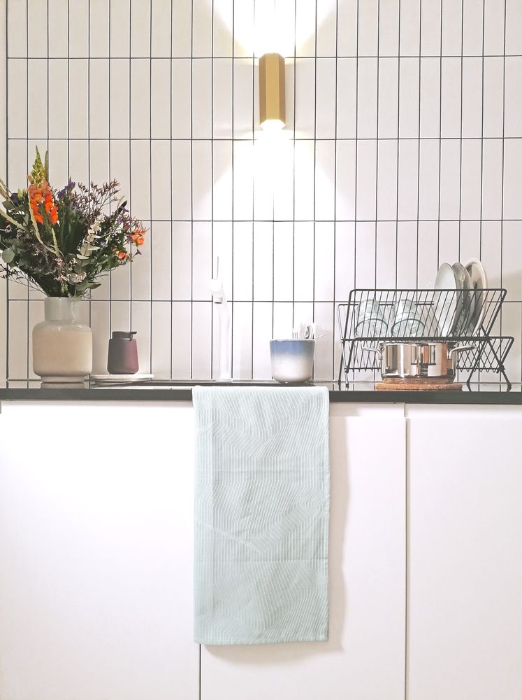 Torchons textile - Essuie de vaisselle BLENDER zinc - KVP - TEXTILE DESIGN