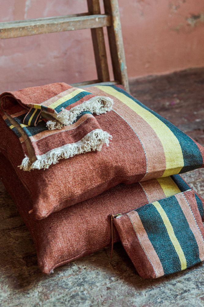 Throw blankets - THE BELGIAN TOWEL - Old rose - LIBECO HOME