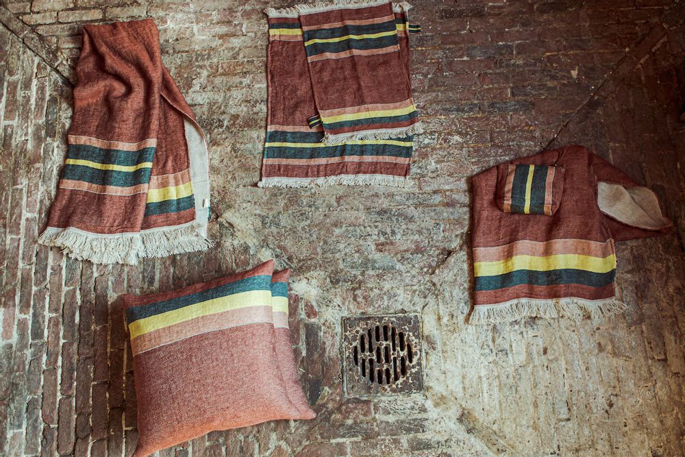 Throw blankets - THE BELGIAN TOWEL - Old rose - LIBECO HOME