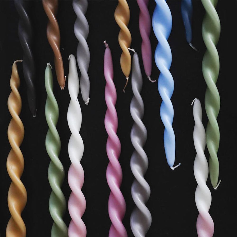 Candles - Twist Candles - box of 4 - PAIA COPENHAGEN