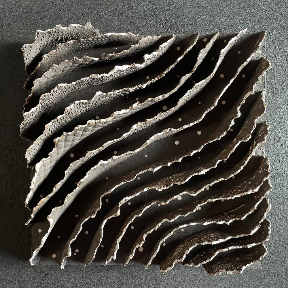 Ceramic - Porcelain Paintings “Crossroads” collection - GUENAELLE GRASSI