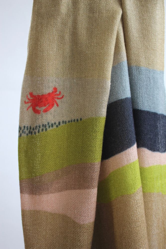 Scarves - FOULARD WINTER AT THE BEACH - SKANDAL
