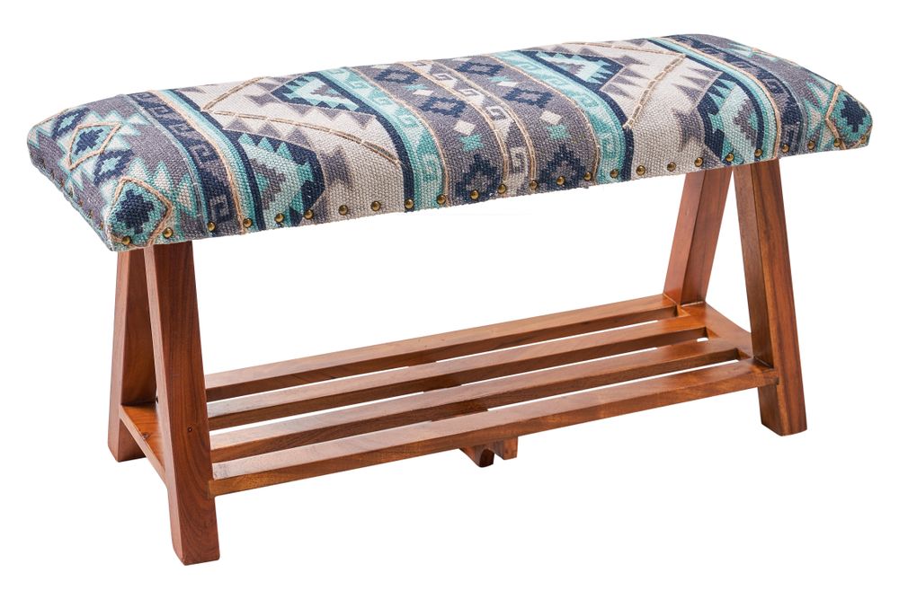 Bancs - CANCUN - Banc rembourré en bois - Meubles de salon - PUEBCO