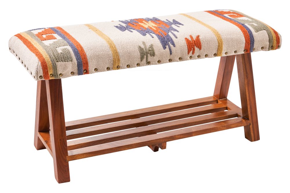 Bancs - CANCUN - Banc rembourré en bois - Meubles de salon - PUEBCO